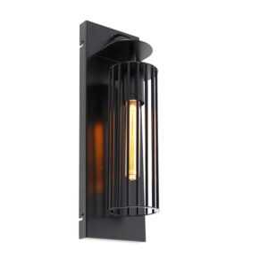 Moderní nástěnná lampa černá - Balenco Wazo