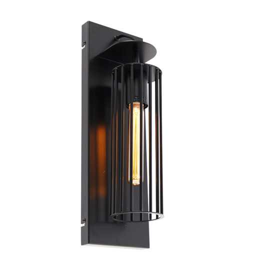 Moderní nástěnná lampa černá - Balenco Wazo