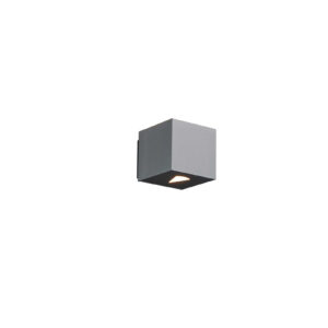 Modern&iacute; n&aacute;stěnn&aacute; lampa z hlin&iacute;ku - efekt