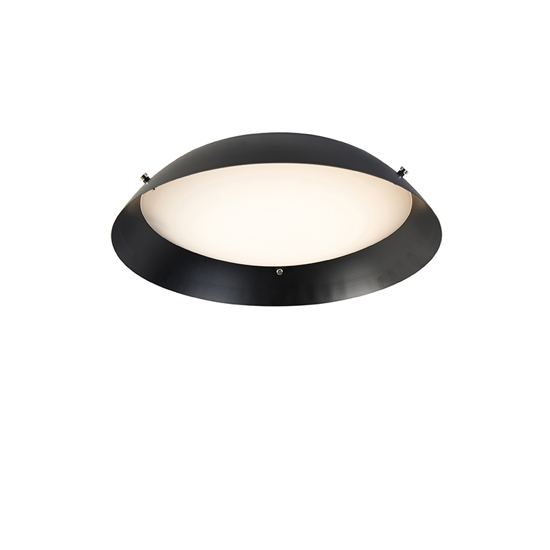 Moderní stropní svítidlo černé 30 cm vč. LED - Bjorn