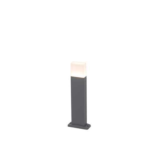 Moderní venkovní lampa tmavě šedá 45cm vč. LED IP54 - Malia