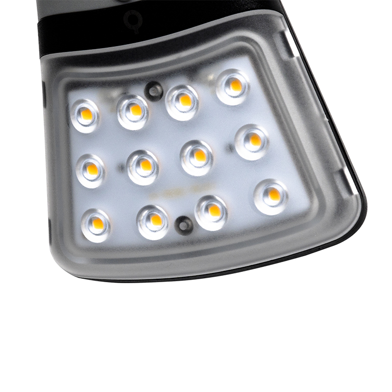 Nástěnná lampa s čidlem pohybu a světla a tmy na solární - Rana