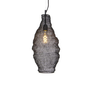 Orient&aacute;ln&iacute; z&aacute;věsn&aacute; lampa čern&aacute; - Nidum Rombo