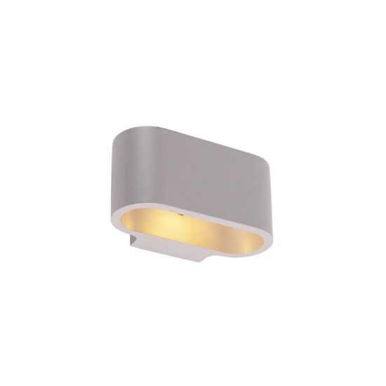 Průmyslová nástěnná lampa šedý beton - Arles