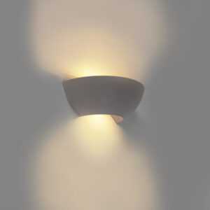 Průmyslová půlkruhová nástěnná lampa beton - Chatou