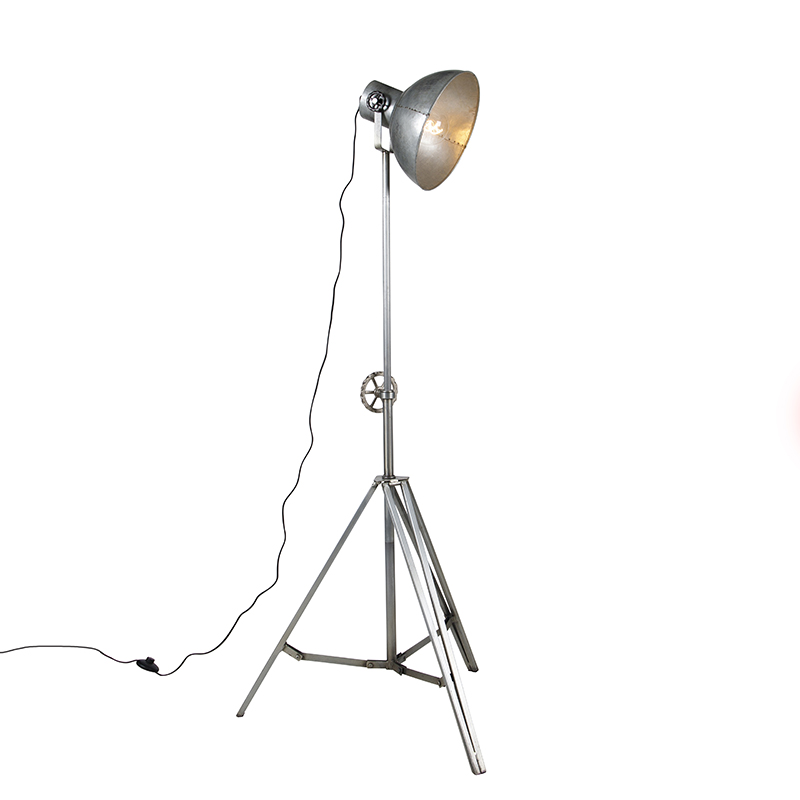 Průmyslová stojací lampa z oceli - Samia Sabo