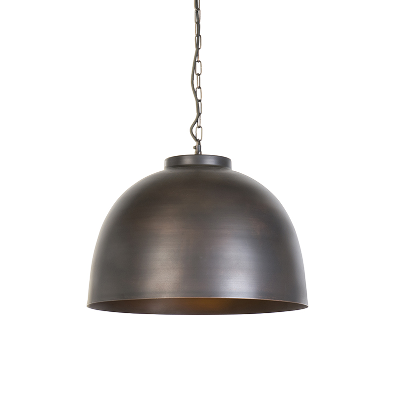 Průmyslová závěsná lampa hnědá 45