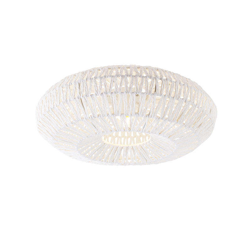 Retro stropní lampa bílá - Lina