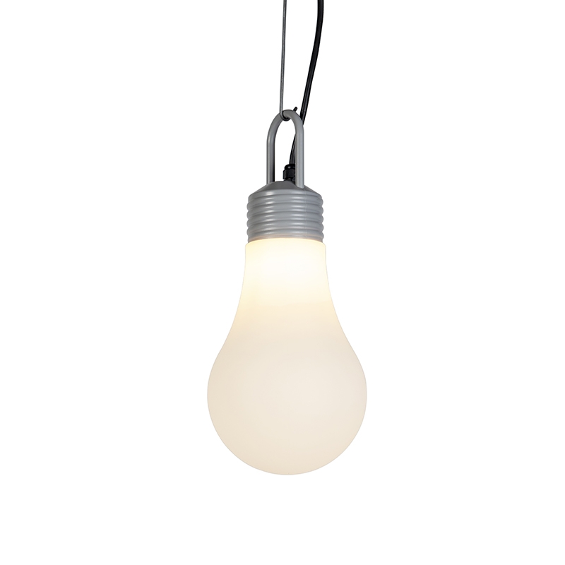 Retro závěsná a stojací lampa bílá IP65 - Lampadina