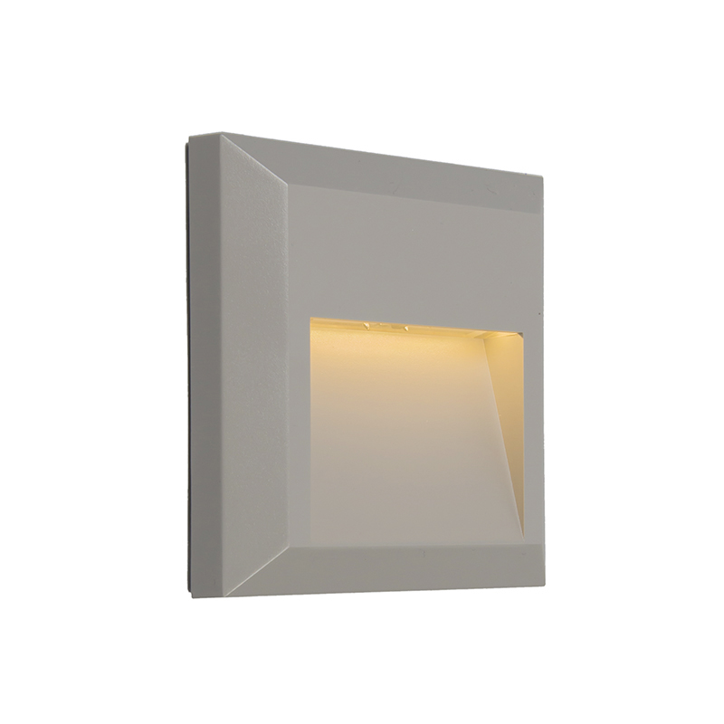 Sada 2 nástěnných svítidel šedá - Gem 2