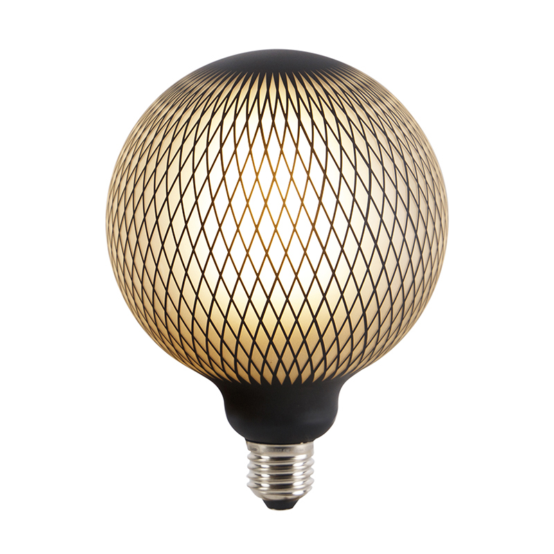 Sada 3 stmívatelných LED světelných zdrojů E27 DECO 4W 180 lm 2700K