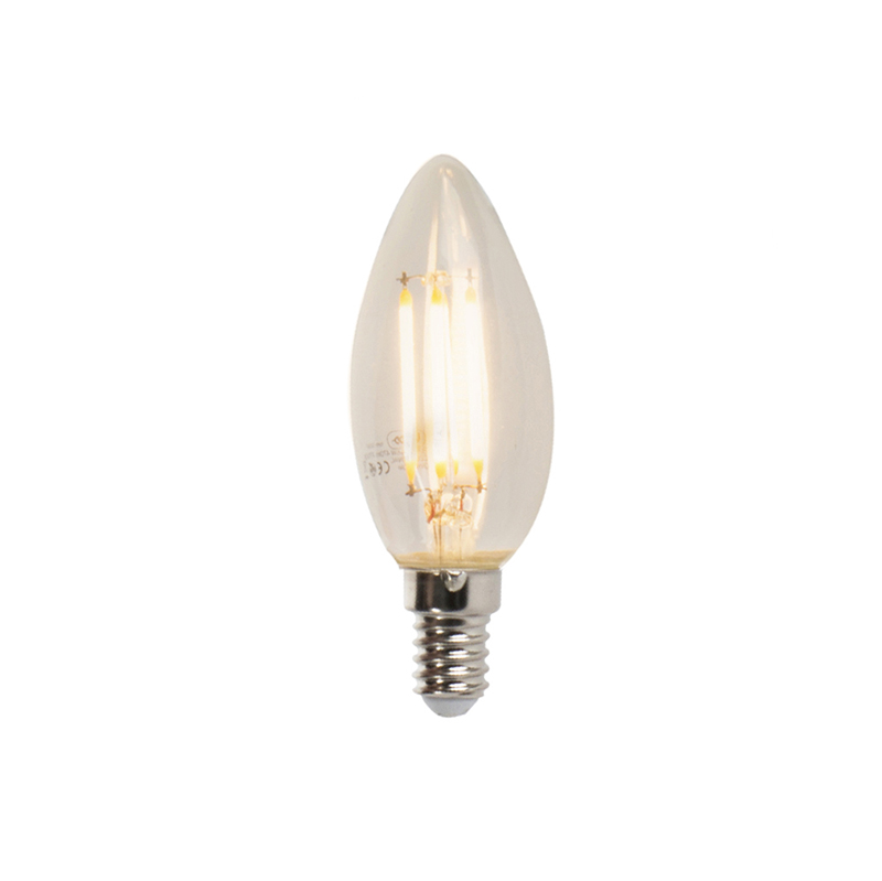 Sada 3 stmívatelných žárovek LED E14 B35 5W 360lm 2700K