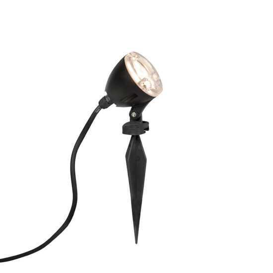 Sklopný černý bodec vč. LED IP65 - prapor