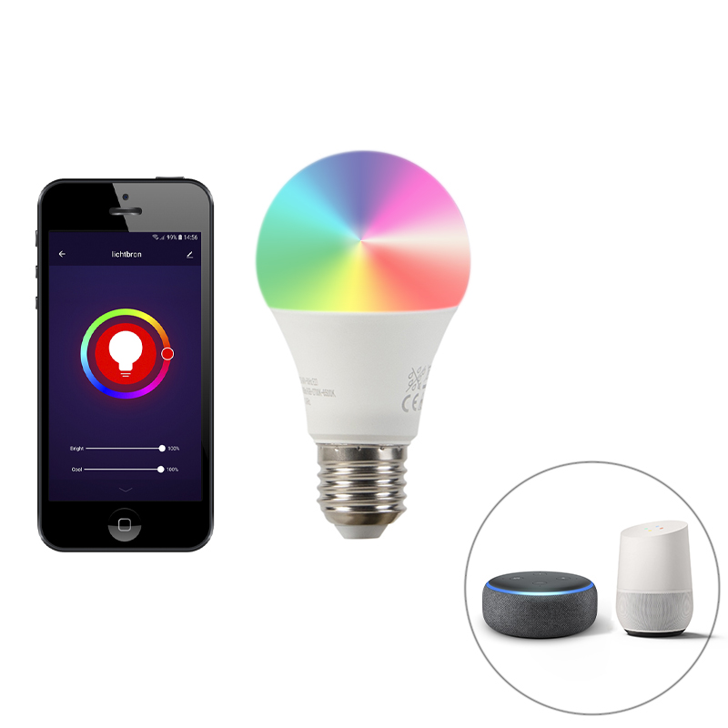 Smart E27 stmívatelná LED lampa A60 9W 700 lm 2200-4000K
