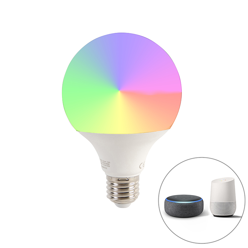 Smart E27 stmívatelná LED lampa G95 11W 900 lm 2200-4000K