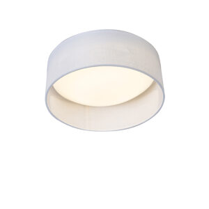 Stropní lampa bílá 28 cm vč. LED - Drum Combi
