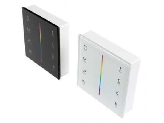 T-LED Bezdrátový nástěnný ovladač dimLED RGBW 4-kanálový Barva:: bílá