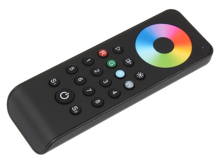 T-LED Dálkový ovladač dimLED RGBW černý kanály: 4 kanály 069205