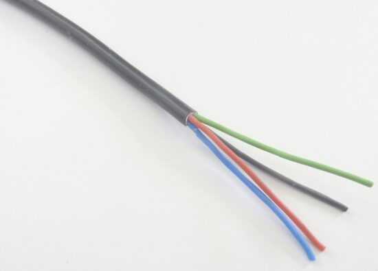 T-LED Kabel RGB čtyřžilový kulatý průměr: 4 x 0