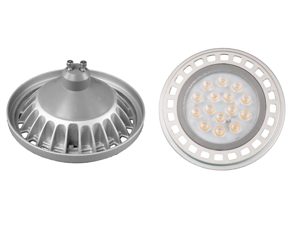 T-LED LED žárovka GU10 AR111 15W Barva světla: Studená bílá 035433