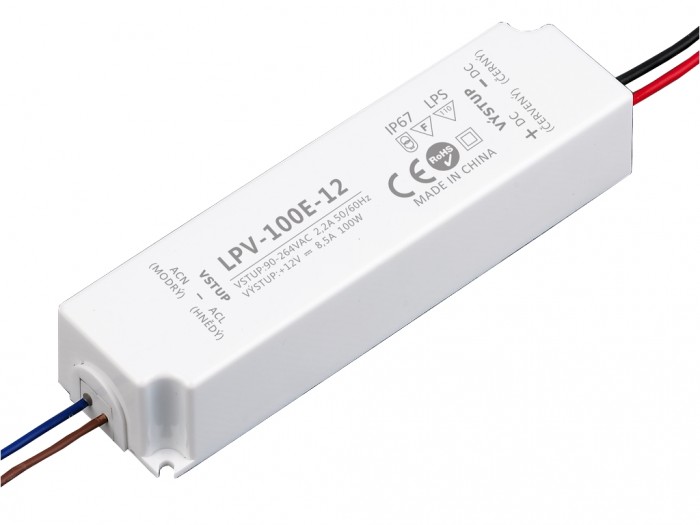 T-LED LED zdroj (trafo) 12V 100W IP67 05605