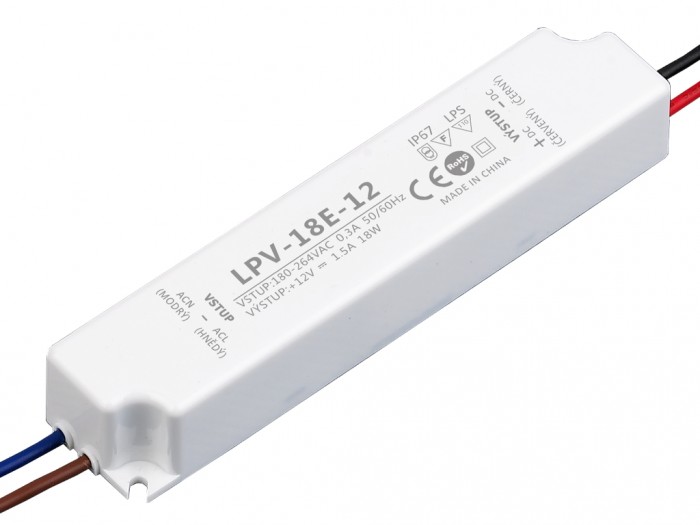 T-LED LED zdroj (trafo) 12V 18W IP67 05602