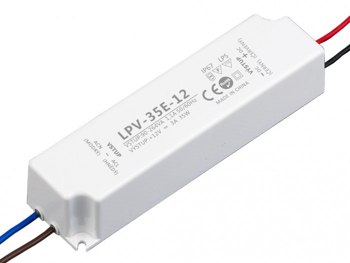T-LED LED zdroj (trafo) 12V 35W IP67 05603