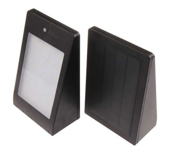 T-LED Solární fasádní svítidlo s pohybovým čidlem černé Barva světla: Denní bílá