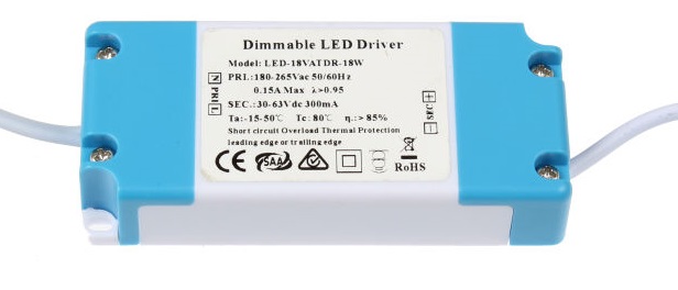 T-LED Stmívatelný zdroj pro 18W panel
