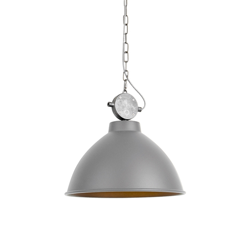 Venkovská závěsná lampa šedá - Anterio 38
