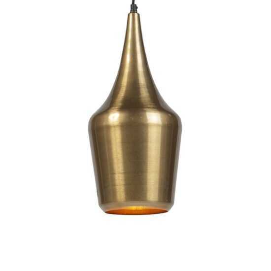 Vintage kulatá závěsná lampa zlatá - Duke E.
