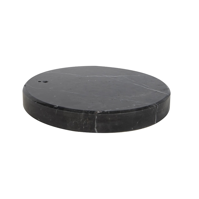 Mramorová základna černá - oblouková lampa XXL