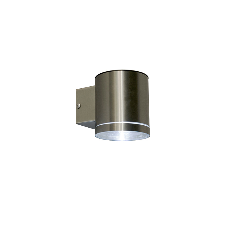 Venkovní nástěnná lampa z oceli vč. LED IP44 solar - Eta