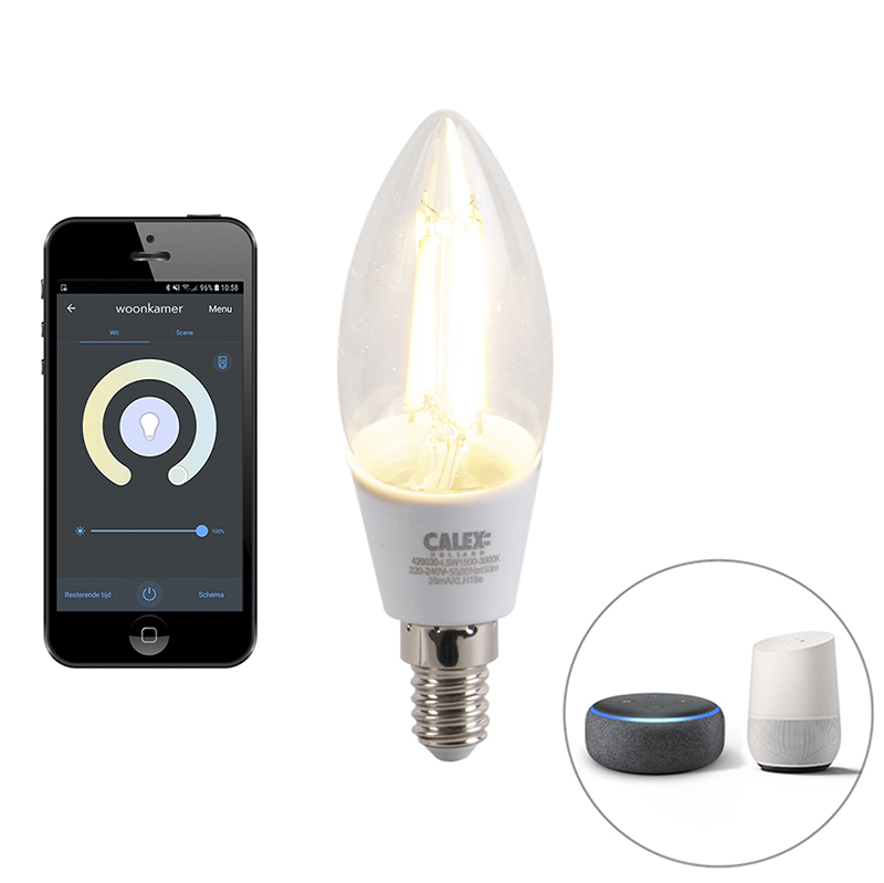 Inteligentní stmívatelná LED lampa E14 s výkonem 4