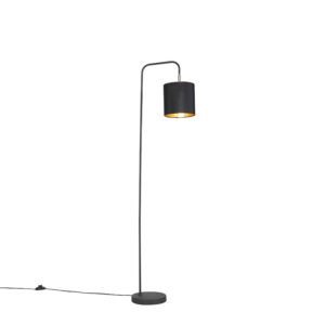 Inteligentní stojací lampa černá včetně světelného zdroje WiFi A60 - Lofty