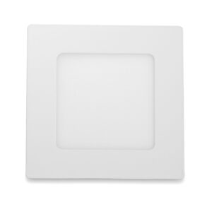 LED Solution Bílý vestavný LED panel hranatý 120 x 120mm 6W Barva světla: Denní bílá LED-WSQ-6W/4100