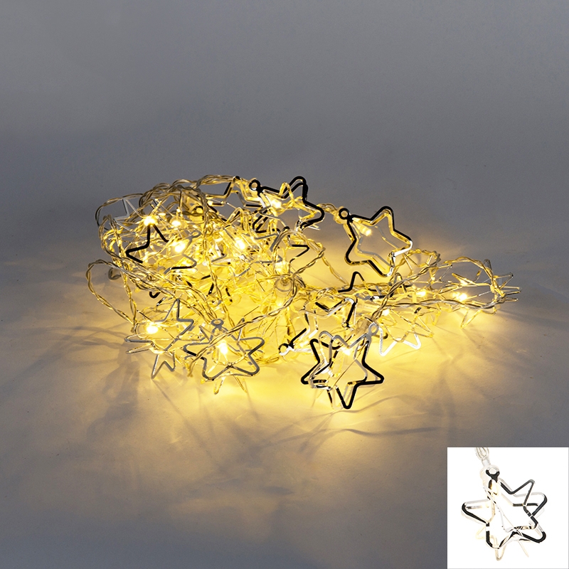 Vánoční osvětlení String Light Star 20 teplá bílá LED 3