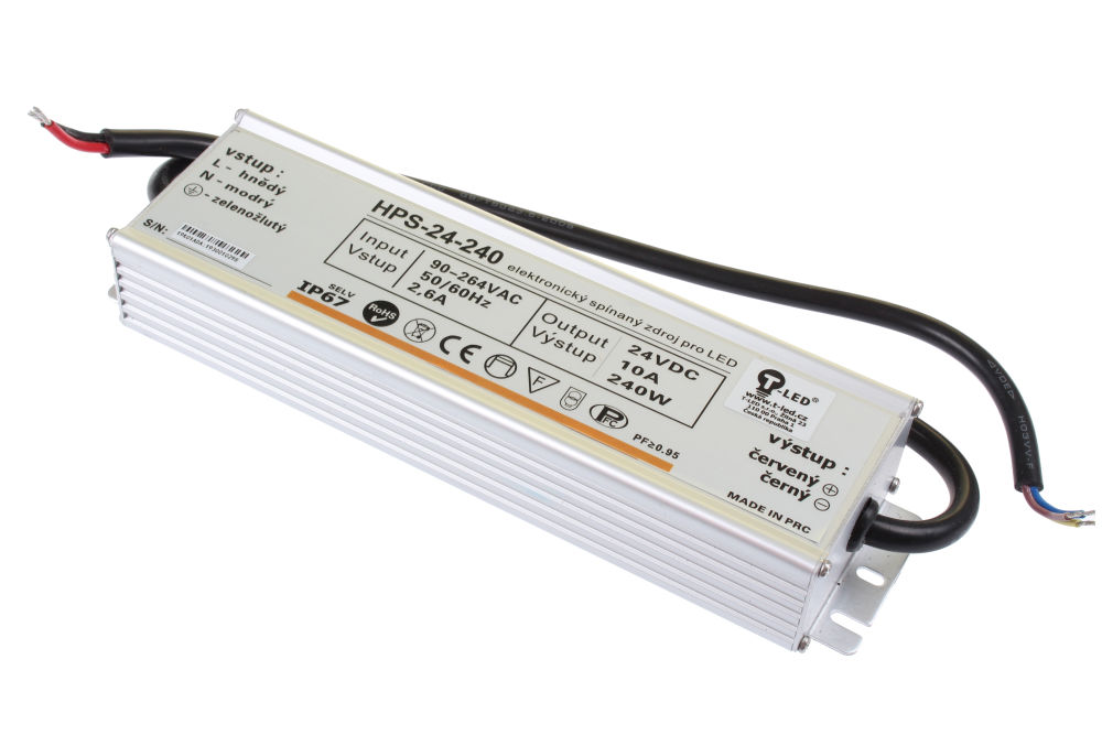 T-LED LED zdroj (trafo) 24V 240W IP67 Premium 051136