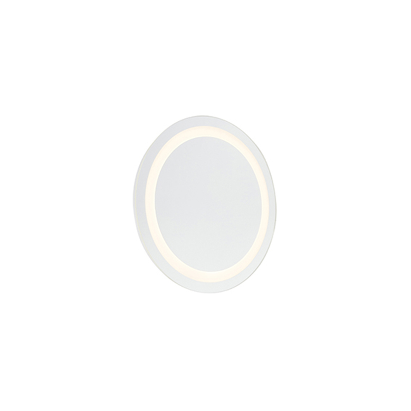 Moderní kulaté koupelnové zrcadlo vč. LED IP44 - Miral
