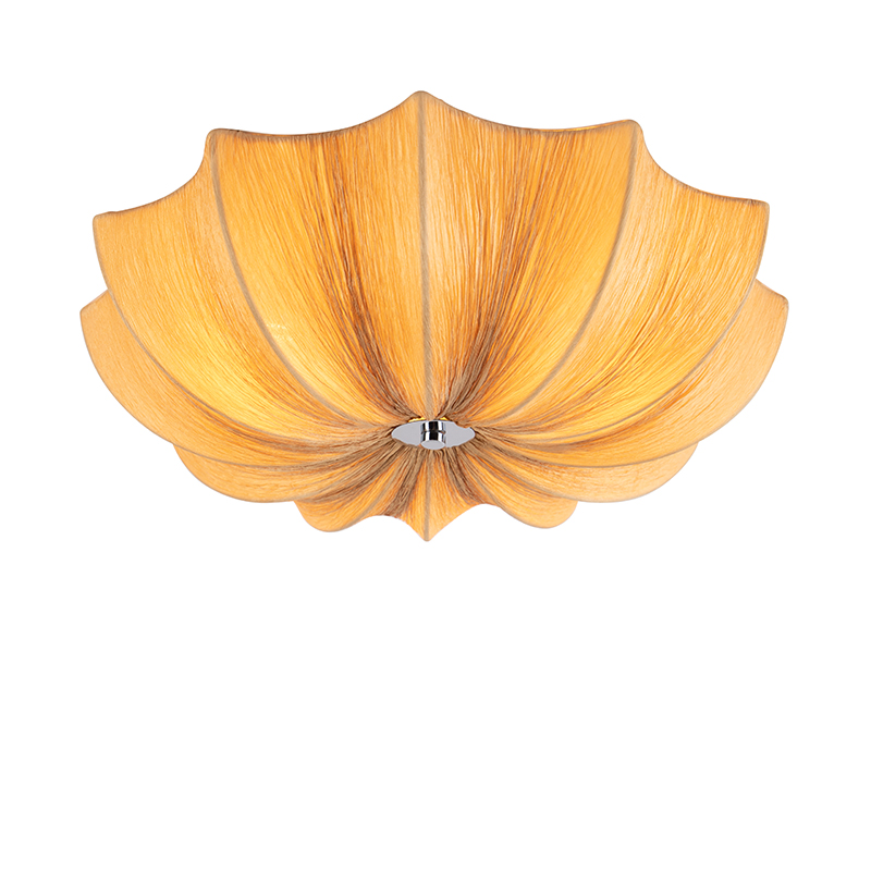 Designové stropní svítidlo béžové bočnice 52 cm - Plu
