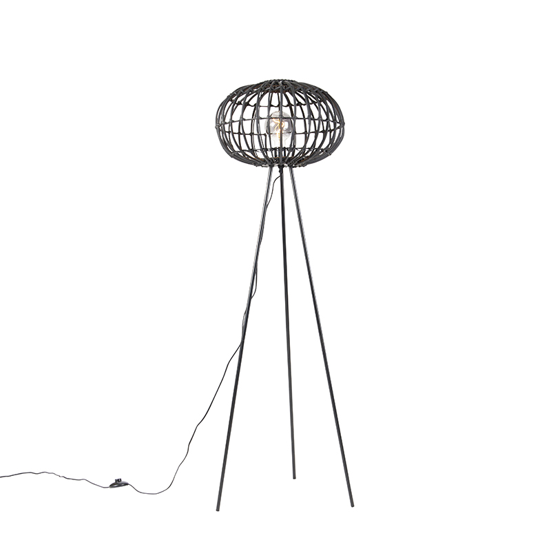Venkovská stojací lampa stativ černý 40 cm - Canna