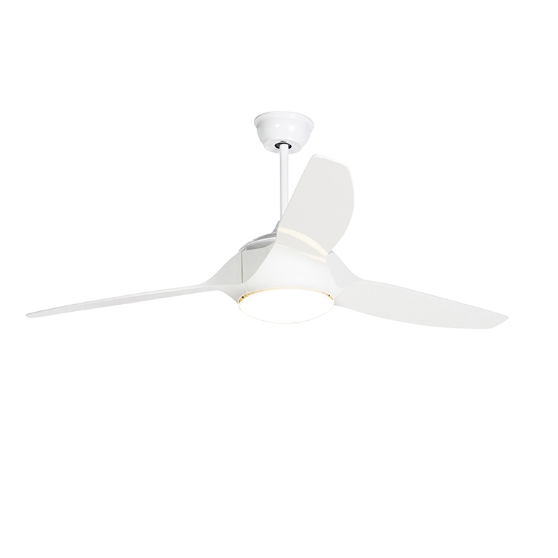 Plafondventilator wit incl. LED met afstandsbediening - Marin 56